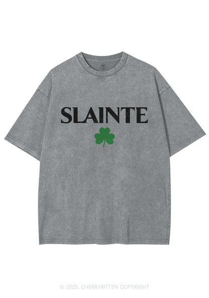 Slainte St Patricks Y2K Washed Tee Cherrykitten