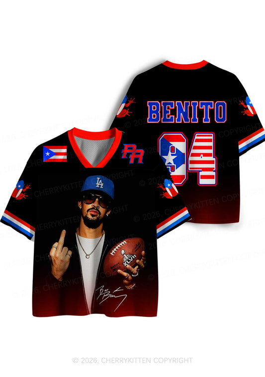 Retro Black Football Y2K Sport Jersey Shirts Cherrykitten