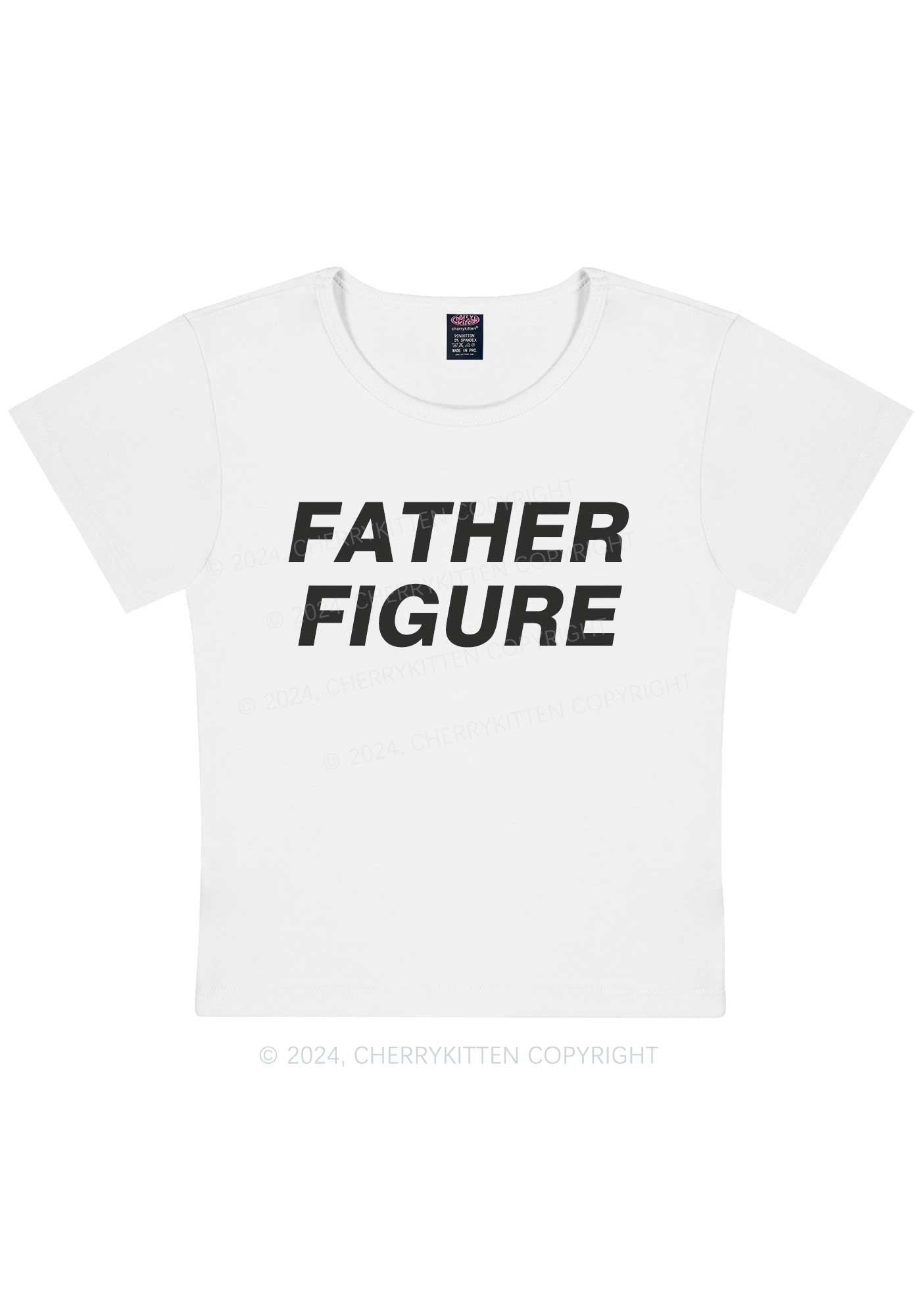 Father Figure Y2K Baby Tee Cherrykitten