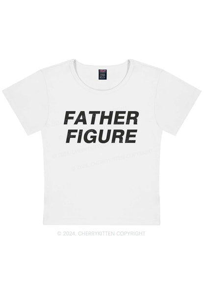 Father Figure Y2K Baby Tee Cherrykitten