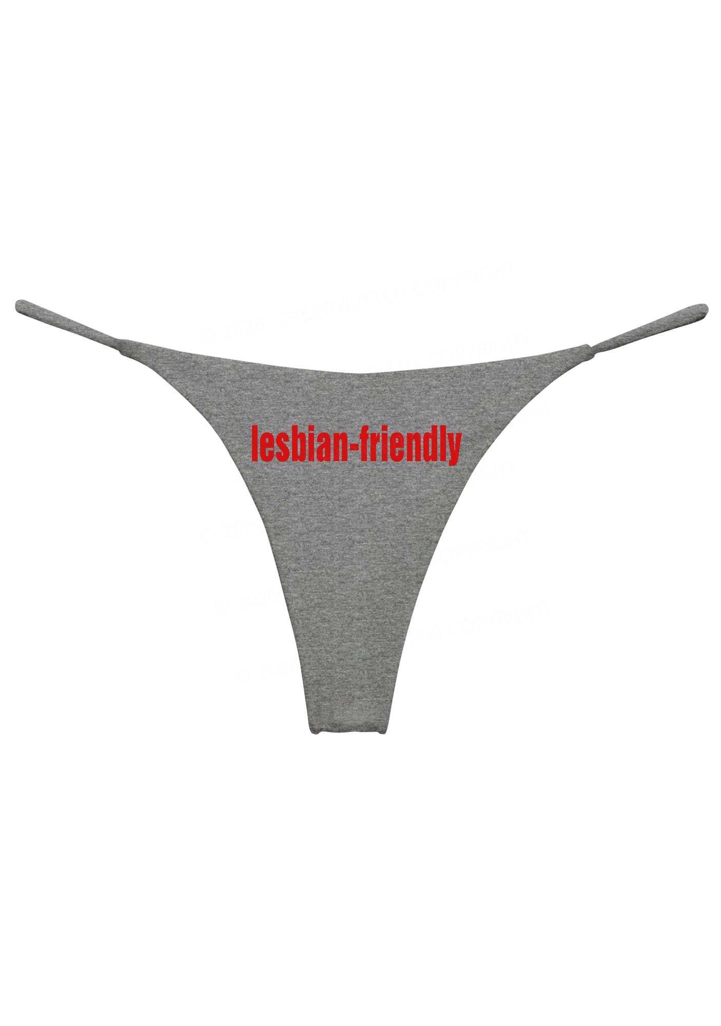 Lesbian Friendly Pride Y2K Bikini String Thong Cherrykitten