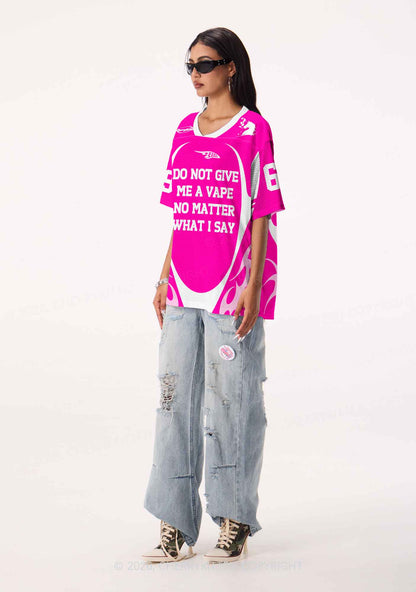 Do Not Give Me A Vape Y2K Sport Jersey Shirts Cherrykitten