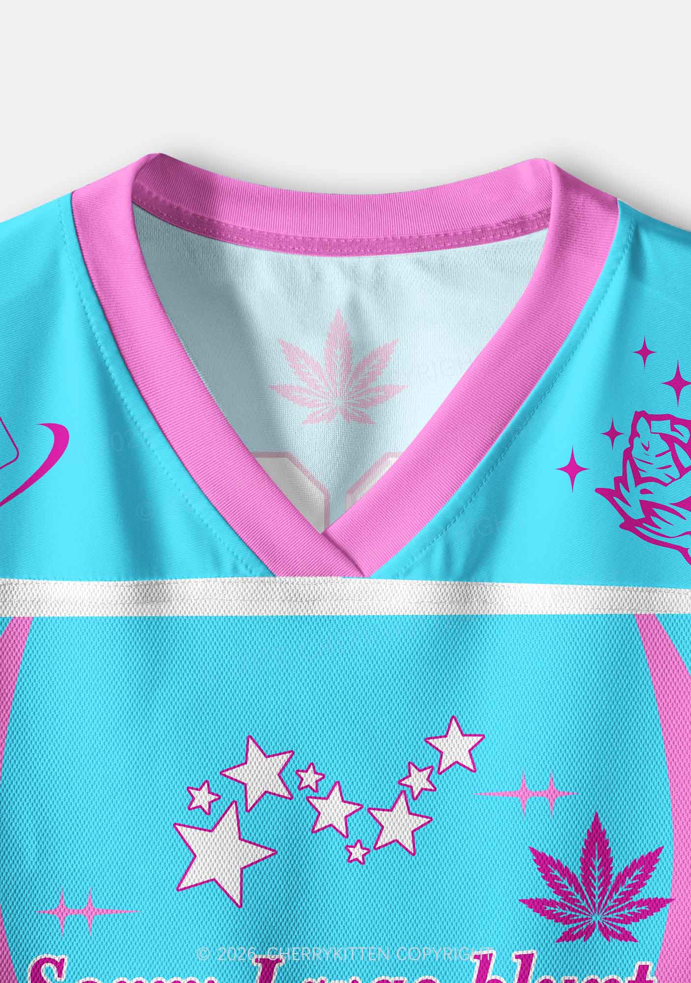 Sorry I Was Blunt Y2K Crop Sport Jersey Shirts Cherrykitten