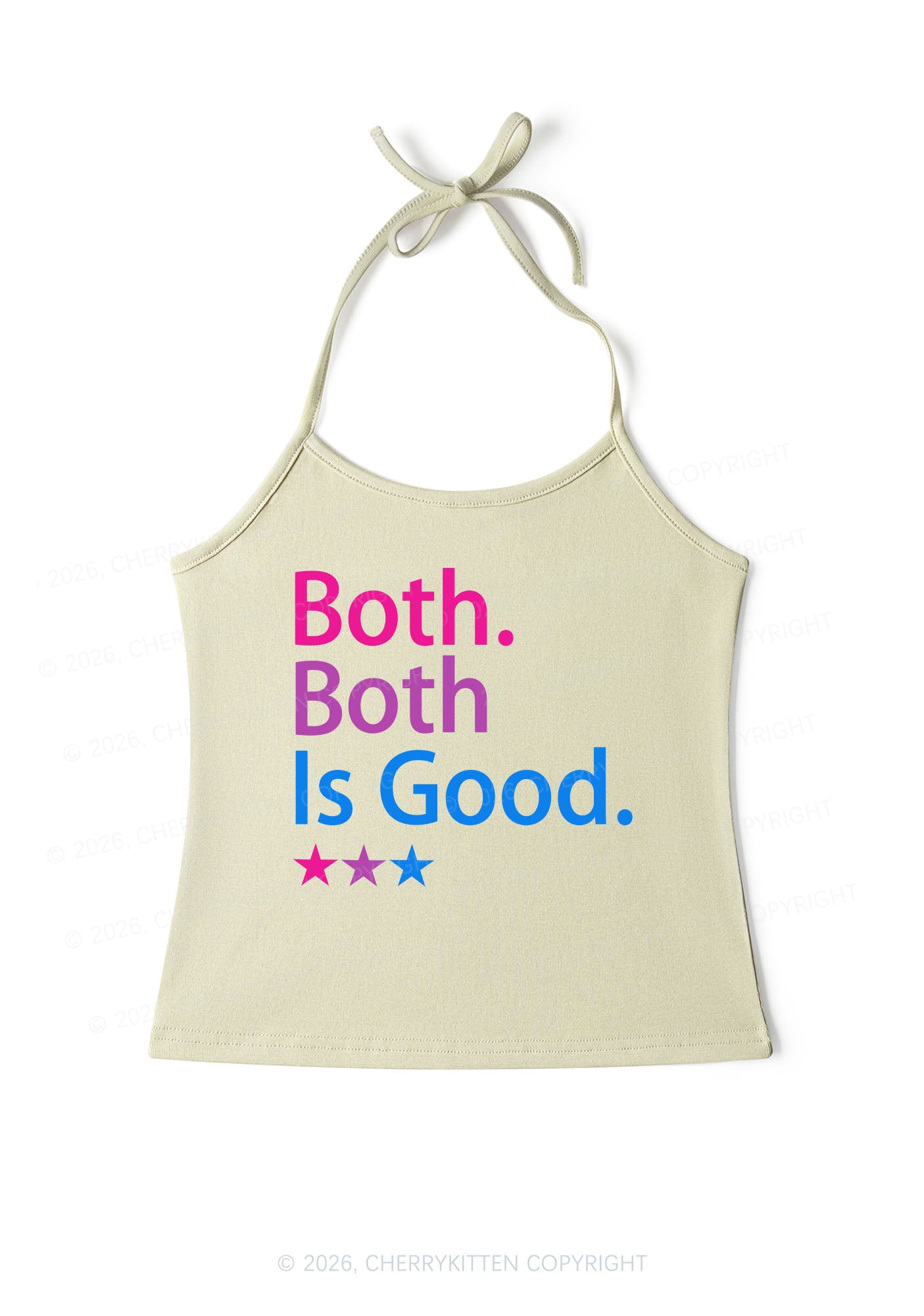 Both Is Good Pride Y2K Halter Neck Cami Cherrykitten