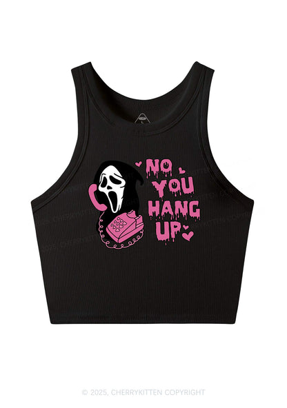 Halloween No You Hang Up Y2K Crop Tank Top Cherrykitten
