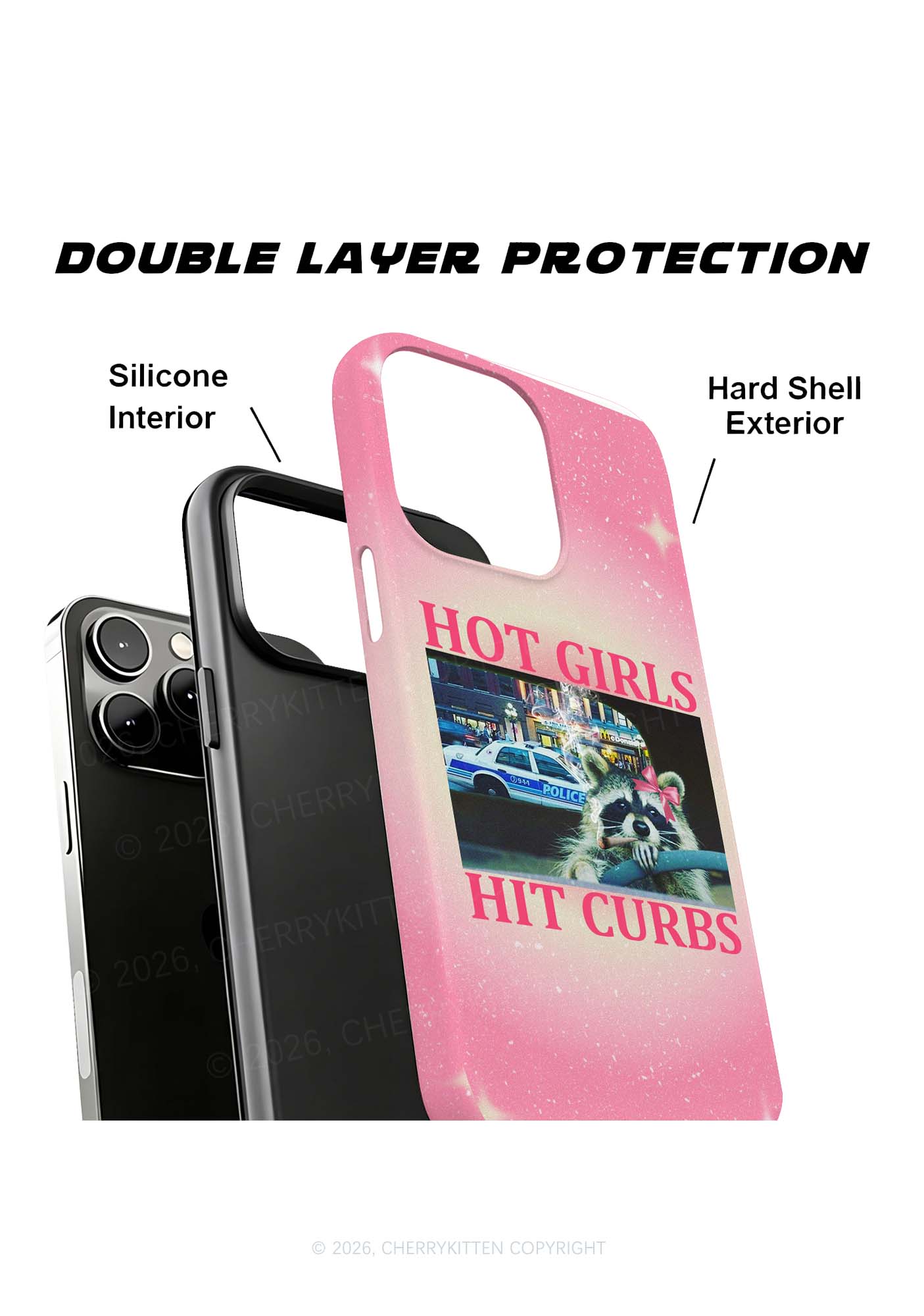 Hot Girls Hit Curbs Y2K Phone Case Cherrykitten