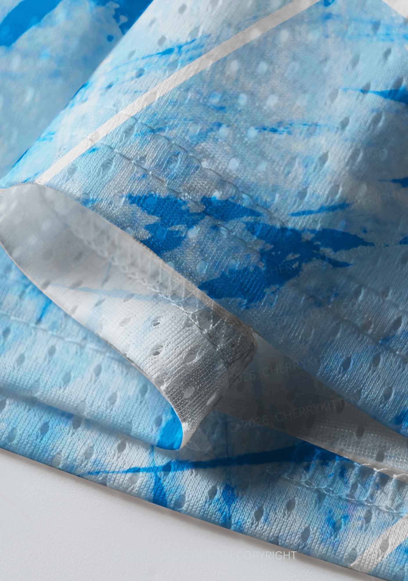 Blue Tie Dye Faggot Pride Y2K Sport Jersey Shirts Cherrykitten