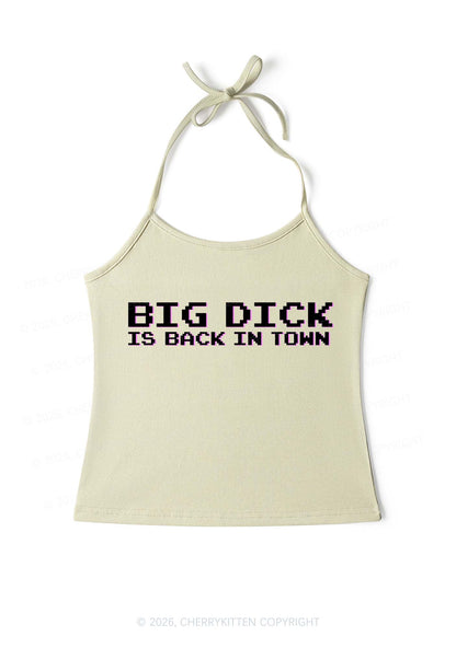 Big Is Back In Town Y2K Halter Neck Cami Cherrykitten