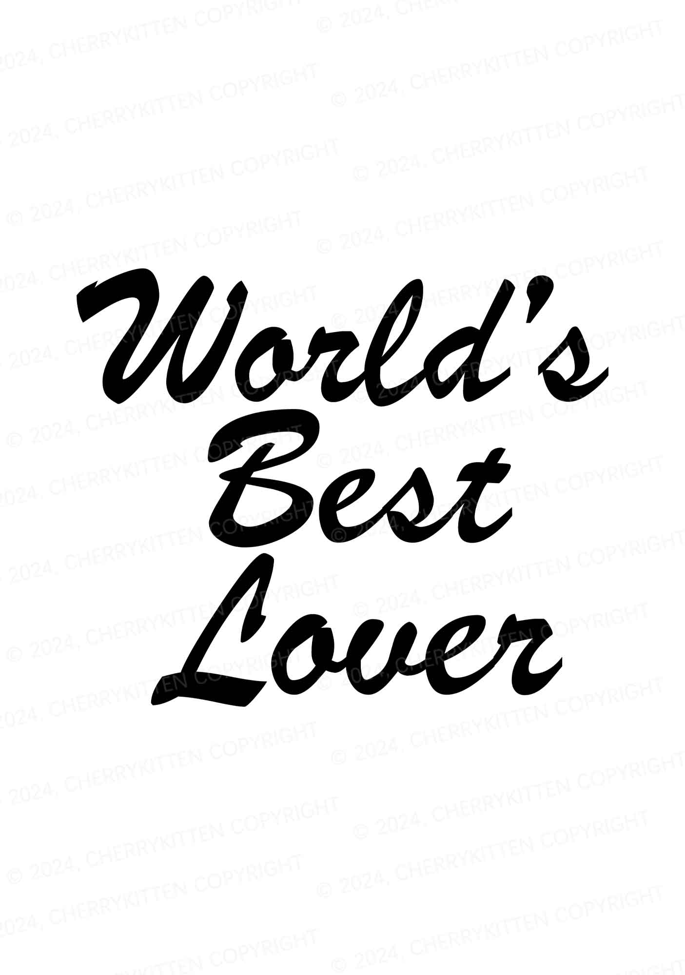World's Best Lover Y2K Flat String Thong Cherrykitten