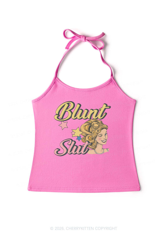 Blunt Slxt Y2K Halter Neck Cami Cherrykitten