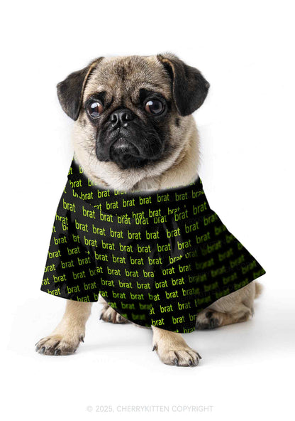 Green Brat Y2K Pet Shirts Cherrykitten