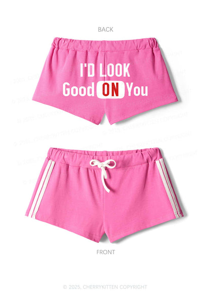 Good On You Y2K Drawstring Mini Shorts Cherrykitten