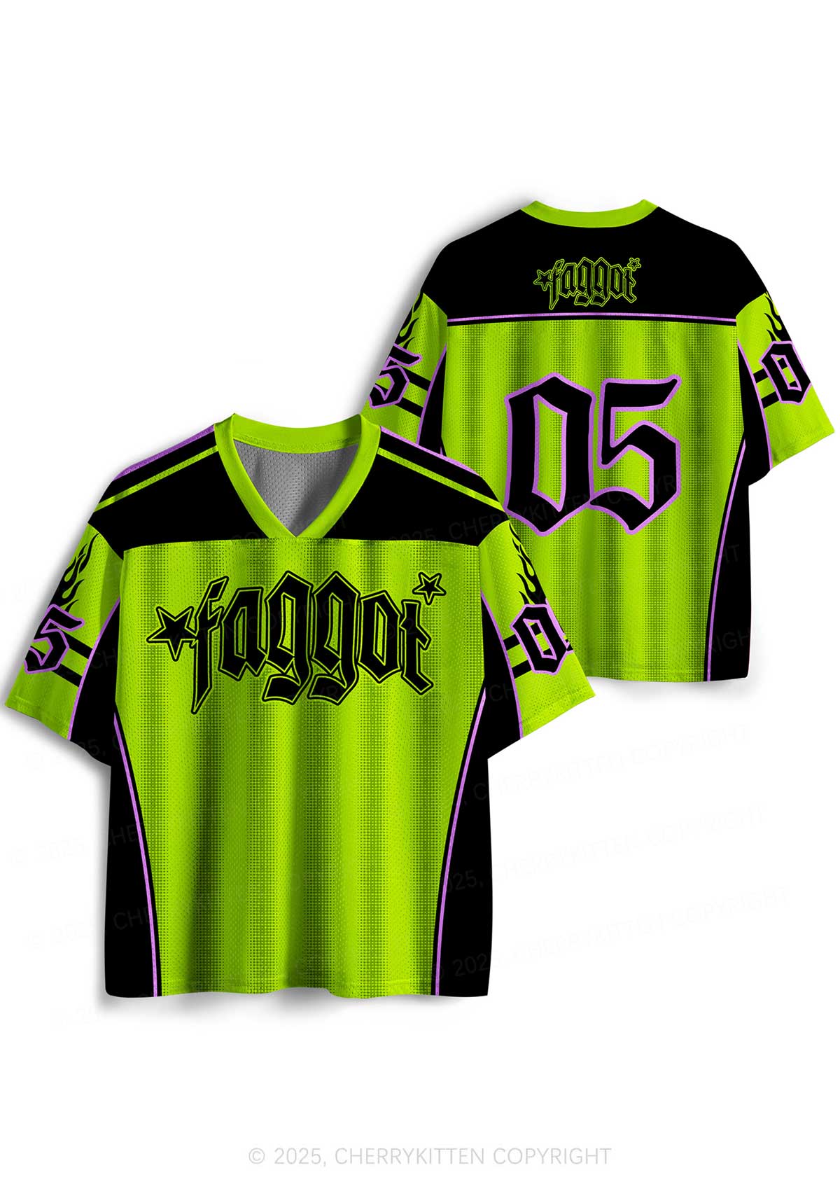 Custom Faggot Stars Pride Y2K Sport Jersey Shirts Cherrykitten