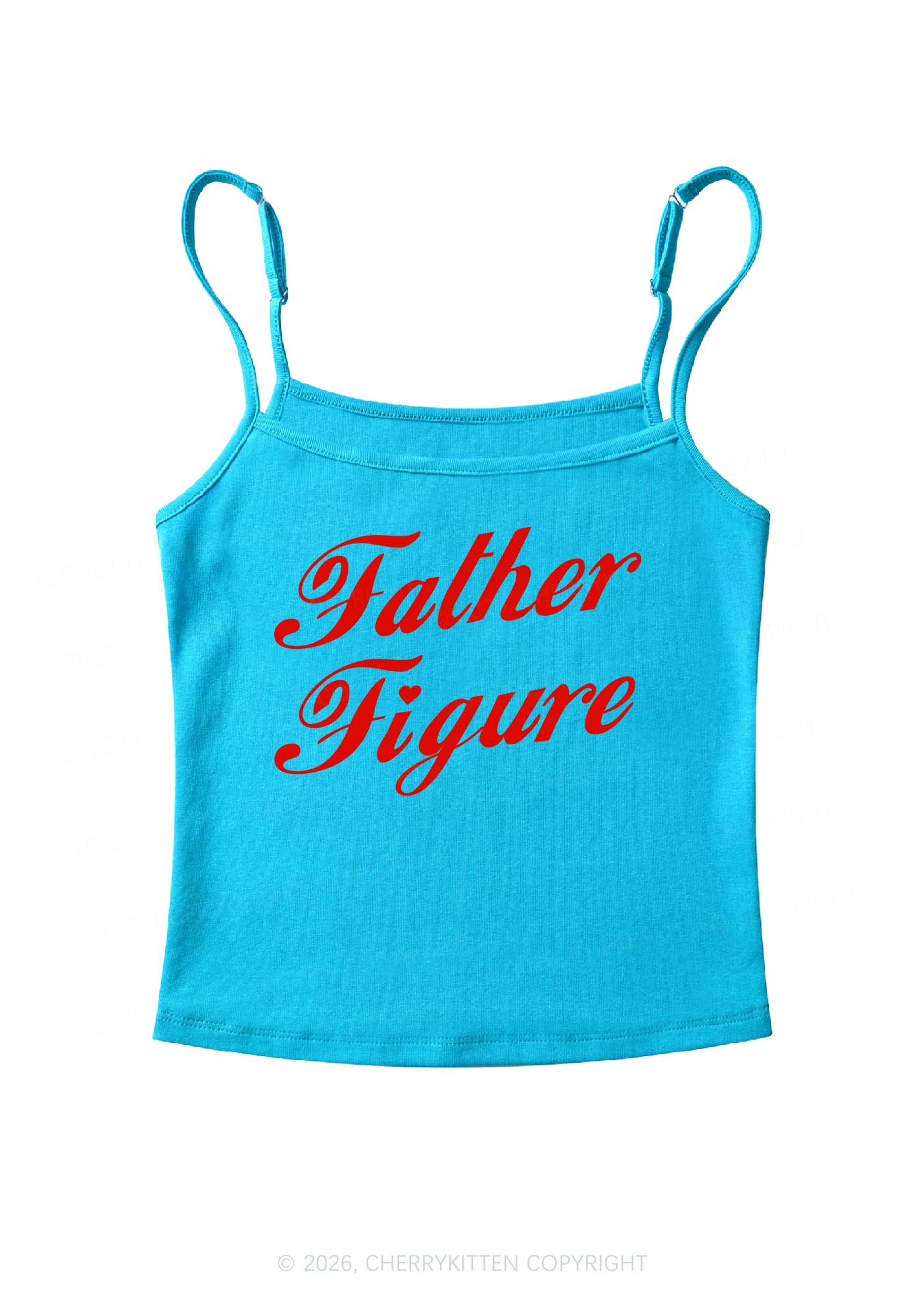 Father Figure Valentine's Day Y2K Spaghetti Strap Cami Cherrykitten