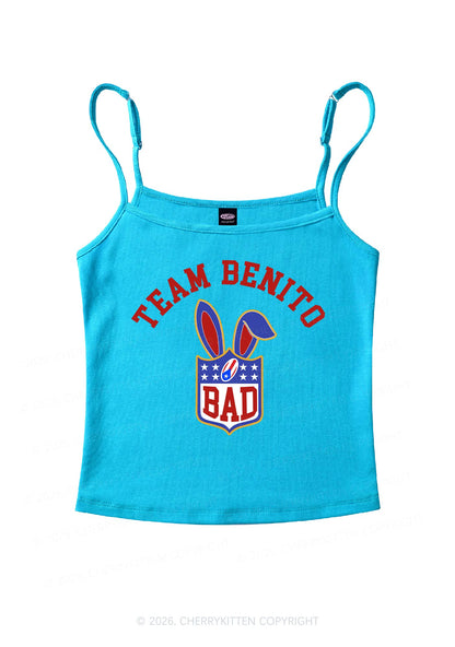 Pink Football Bunny Y2K Spaghetti Strap Cami Cherrykitten