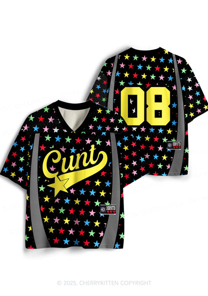 Custom Colourful Star Cxxt Y2K Sport Jersey Shirts Cherrykitten