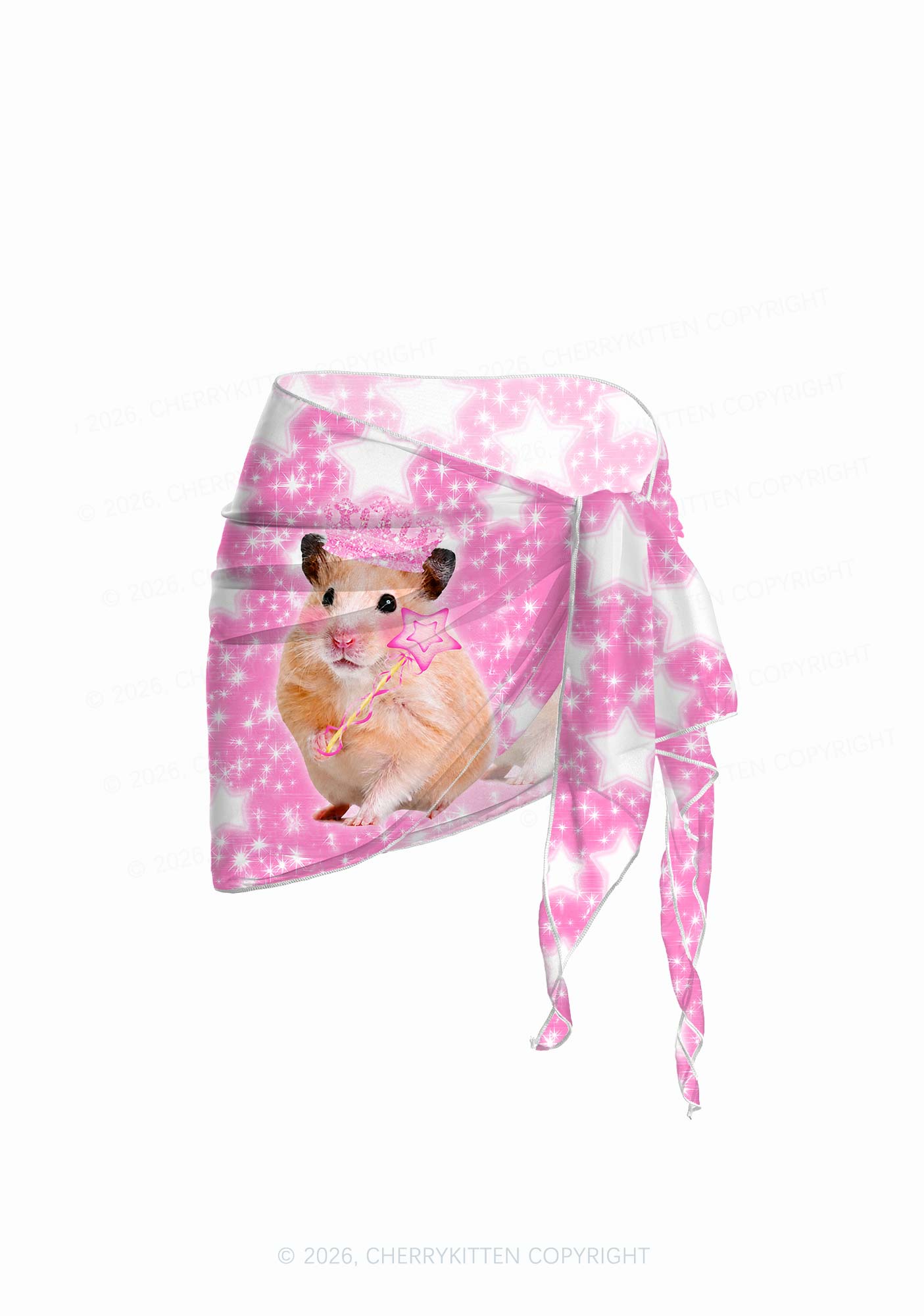 Rat Princess Y2K Print Bikini Set Cherrykitten