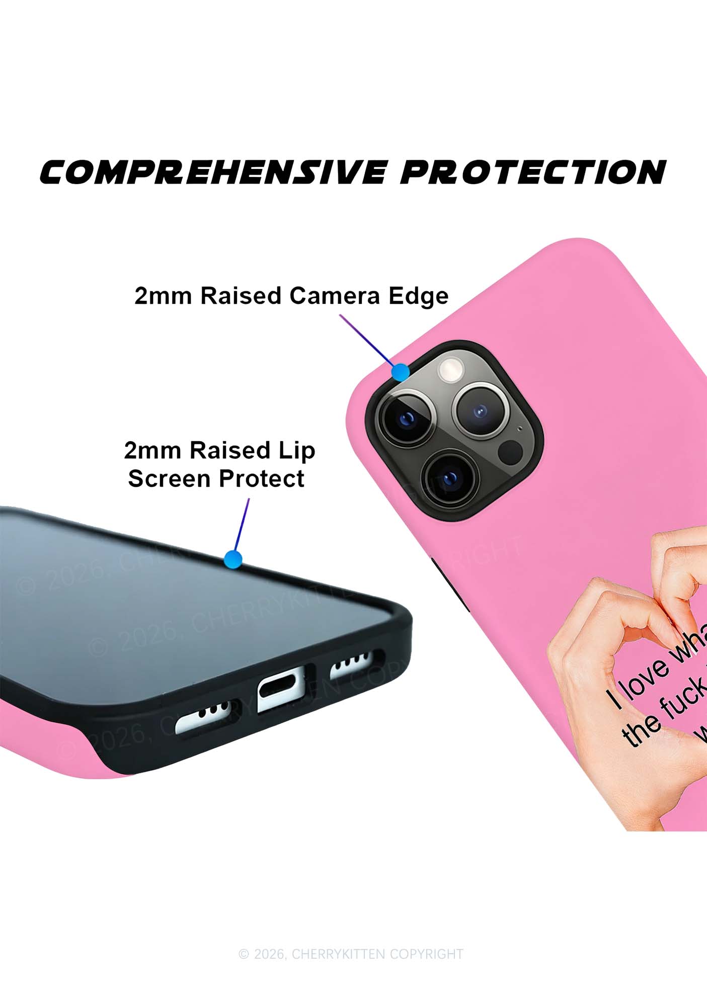 I Love Whatever Wrong With You Y2K Phone Case Cherrykitten