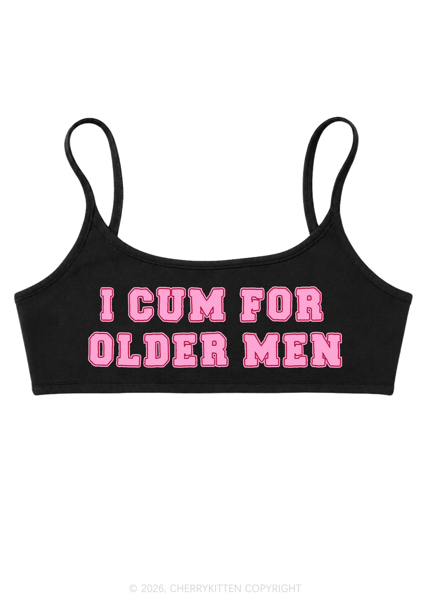 Cxm For Older Men Y2K Super Crop Cami Cherrykitten