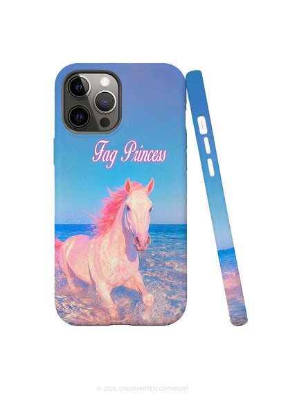 Blue Fag Princess Horse Pride Y2K Phone Case Cherrykitten