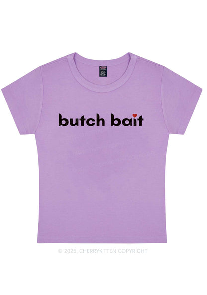 Butch Bait Heart Y2K Baby Tee Cherrykitten