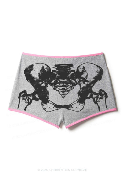 Pelvic Anatomy Y2K Booty Shorts Cherrykitten