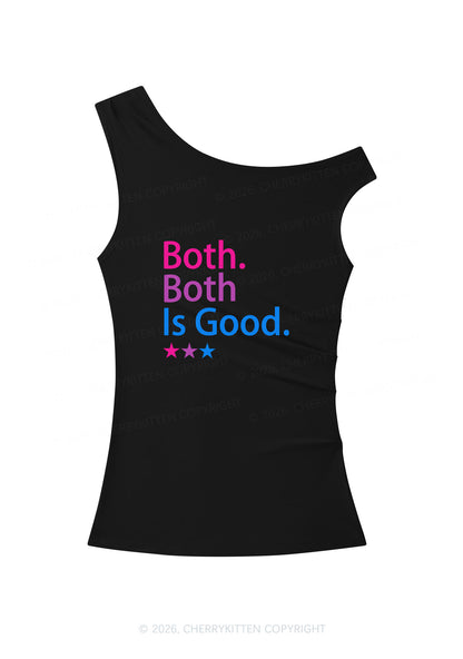 Both Is Good Pride Y2K Off Shoulder Tank Top Cherrykitten