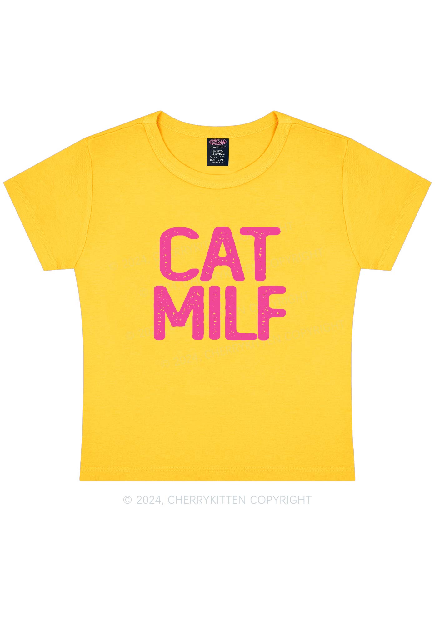 Cat Mxxf Y2K Baby Tee Cherrykitten