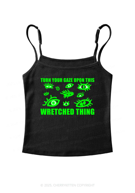 Turn Your Gaze Upon This Y2K Spaghetti Strap Cami Cherrykitten
