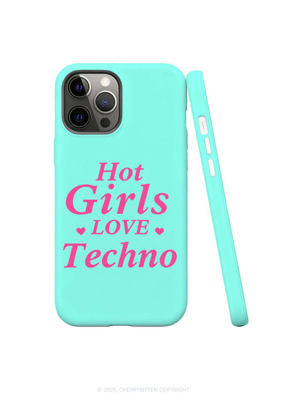 Hot Girls Love Techno Y2K Phone Case Cherrykitten