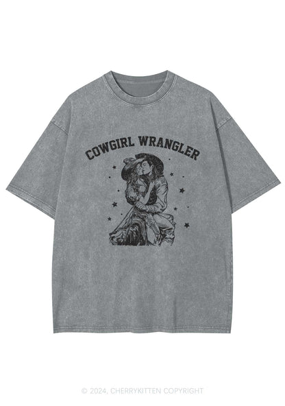 Cowgirl Wrangler Y2K Washed Tee Cherrykitten