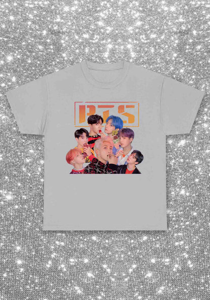 Fruit Bangtan Kpop Y2K Chunky Shirt Cherrykitten