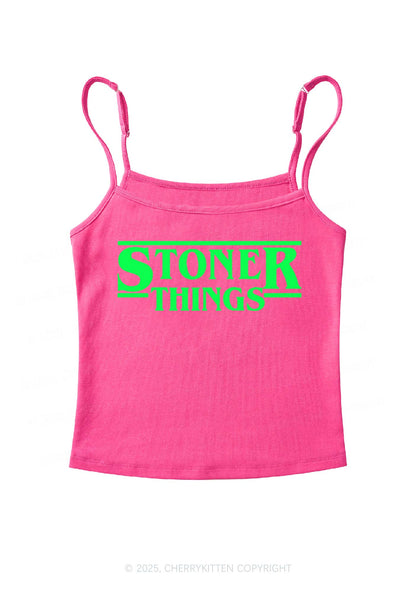 Stoner Things Y2K Spaghetti Strap Cami Cherrykitten
