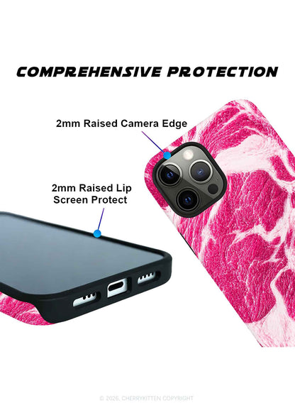 Halloween Pink Beef Texture Y2K Phone Case Cherrykitten