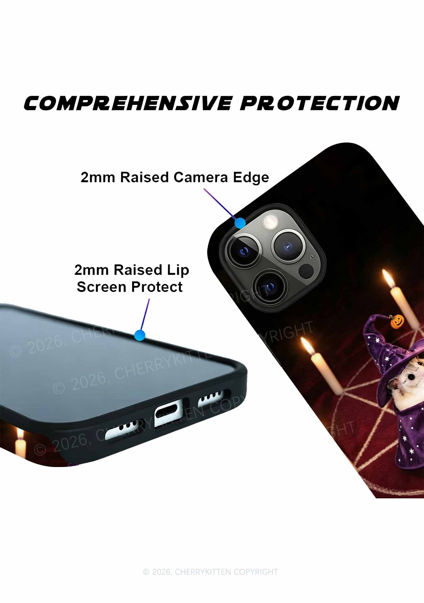 Halloween Wizard Hamster Y2K Phone Case Cherrykitten