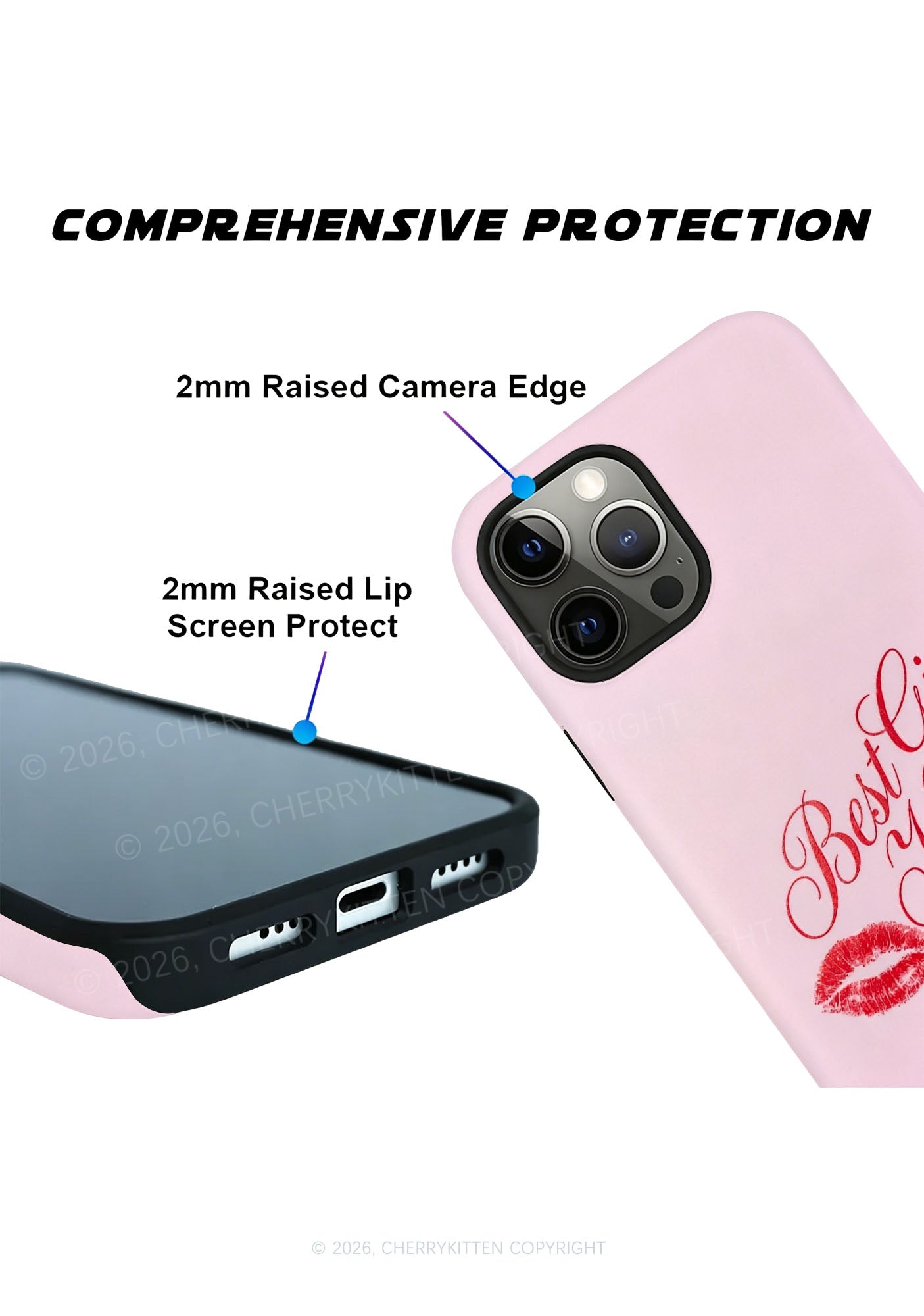 Best Girl Kisser Pride Y2K Phone Case Cherrykitten