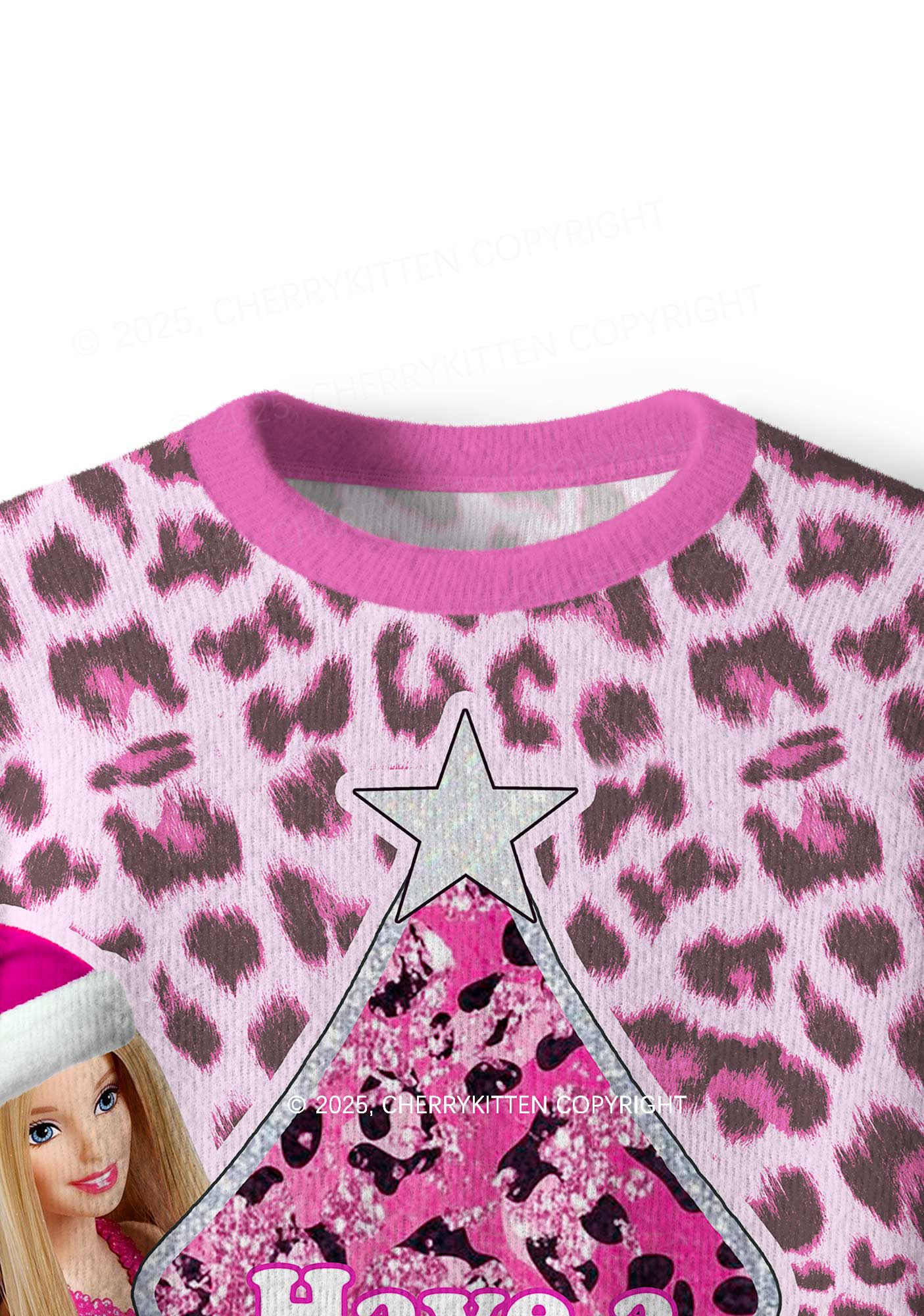 Bxxchin Y2K Christmas Knit Sweatshirt Cherrykitten