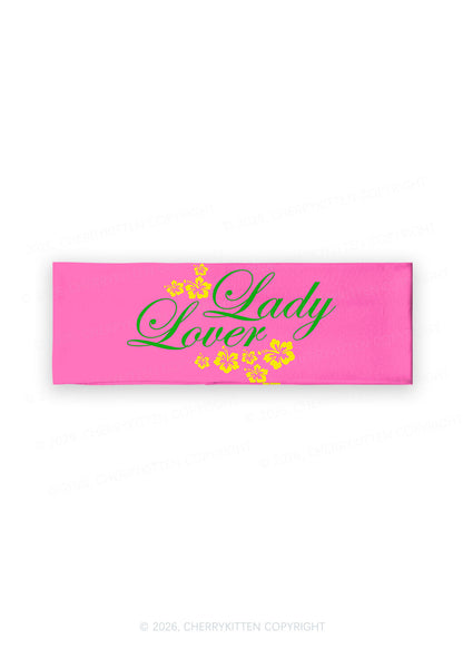 Lady Lover Floral Pride Y2K Print Headband Cherrykitten