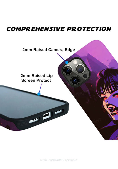 Halloween Vampire Scream Y2K Phone Case Cherrykitten