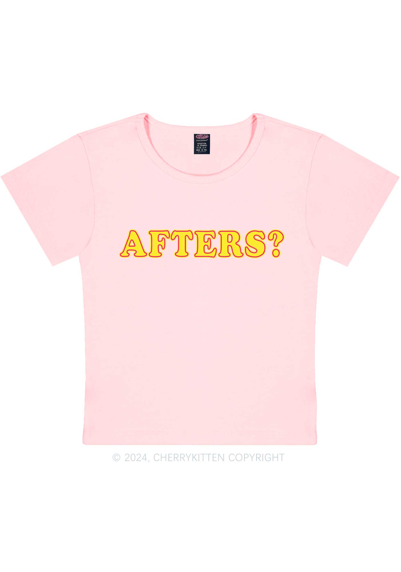 Afters Y2K Baby Tee Cherrykitten