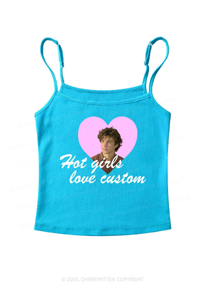 Hot Girl Custom Love Y2K Spaghetti Strap Cami Cherrykitten