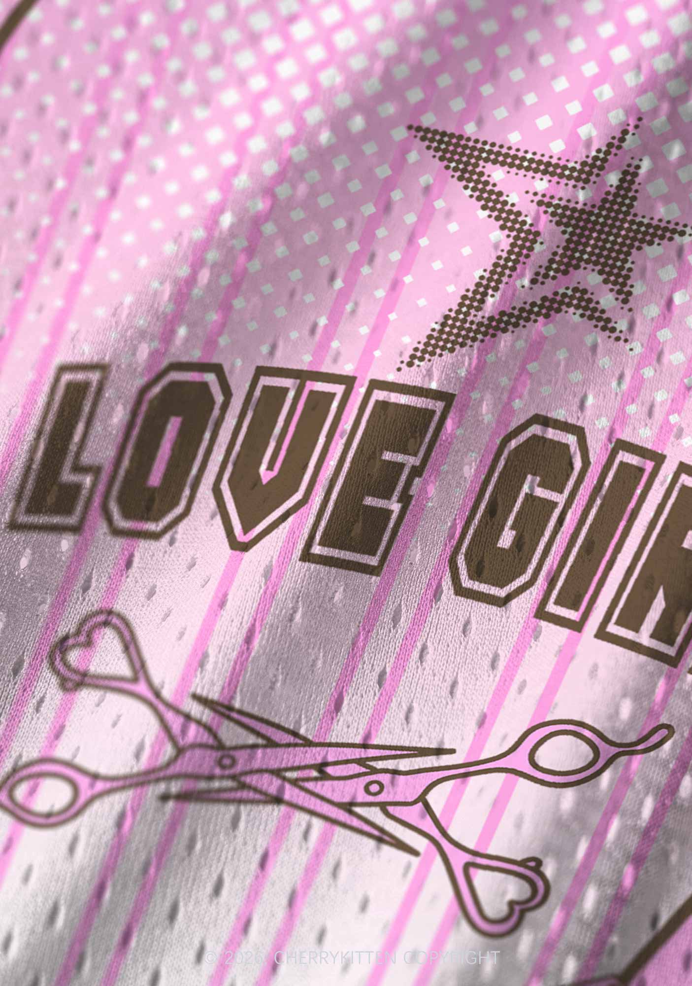 I Love Girls Scissors Pride Y2K Sport Jersey Tank Cherrykitten