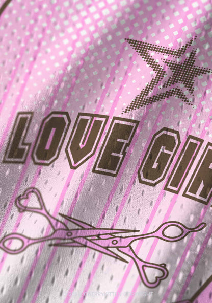 I Love Girls Scissors Pride Y2K Sport Jersey Tank Cherrykitten