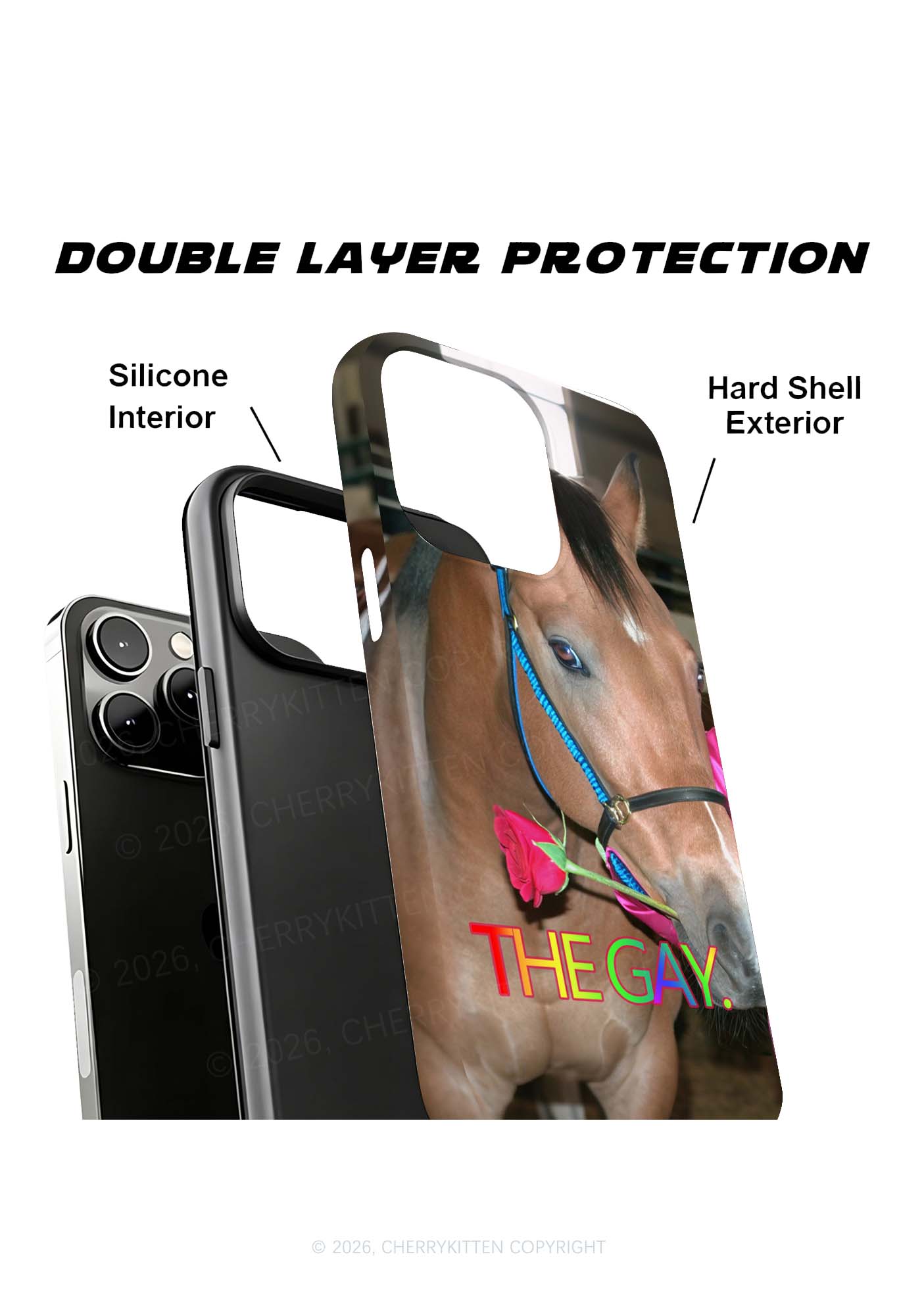 The Gay Horse Y2K Phone Case Cherrykitten