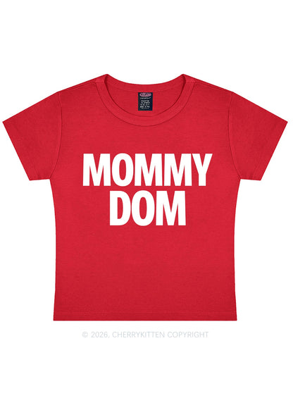 Mommy Dom Y2K Baby Tee Cherrykitten