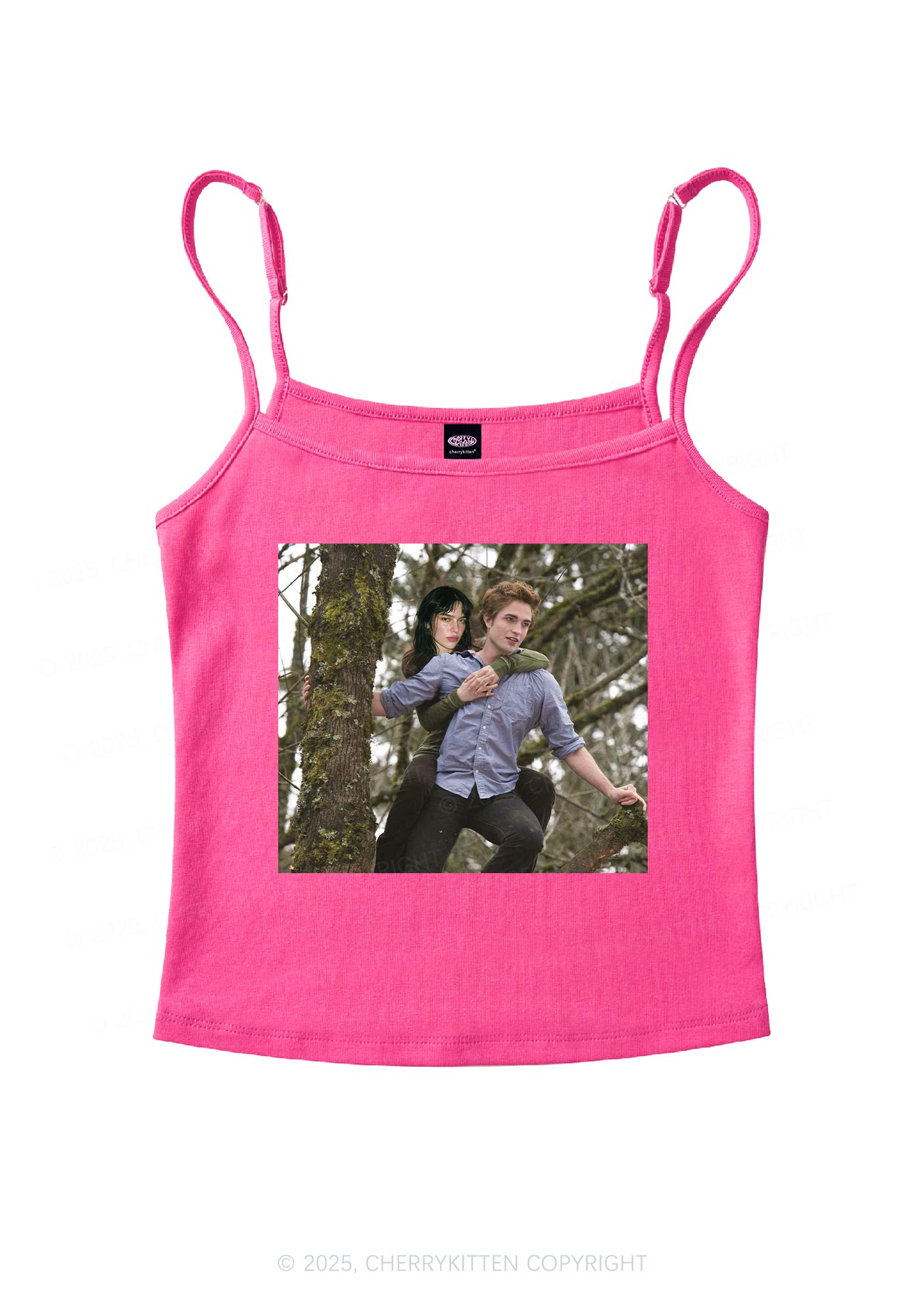 Custom Face Y2K Spaghetti Strap Cami Cherrykitten