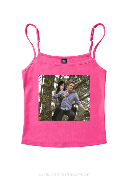 Custom Face Y2K Spaghetti Strap Cami Cherrykitten