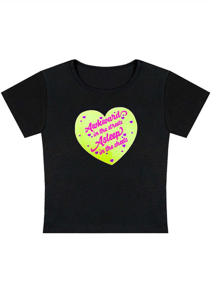 Curvy Awkward In The Streets Baby Tee