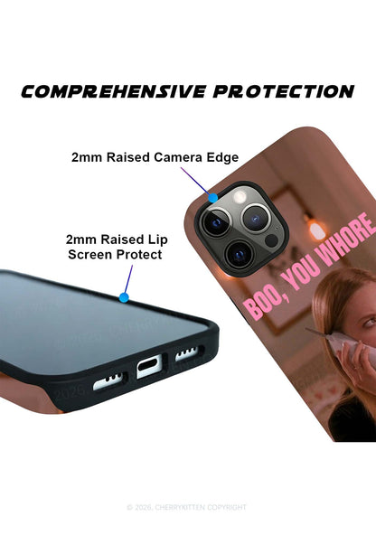 Boo You Hore Y2K Phone Case Cherrykitten