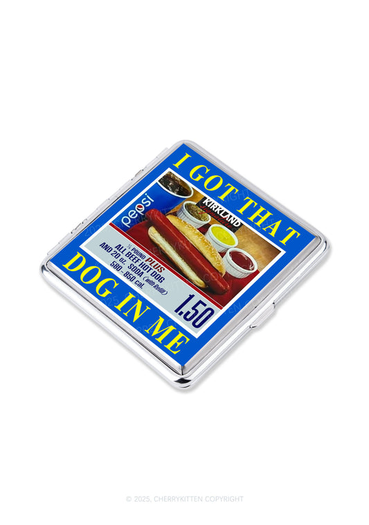 I Got That Hot Dog In Me Y2K Cigarette Case Cherrykitten